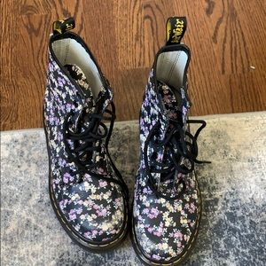 Dr. Martens Floral Boots